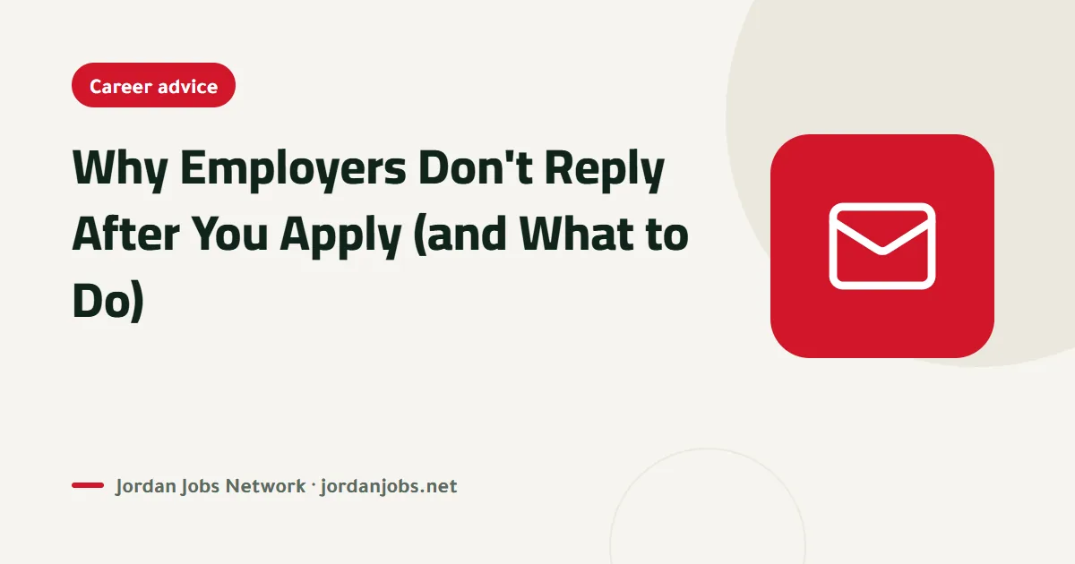 Why Employers Don't Reply After You Apply (and What to Do)